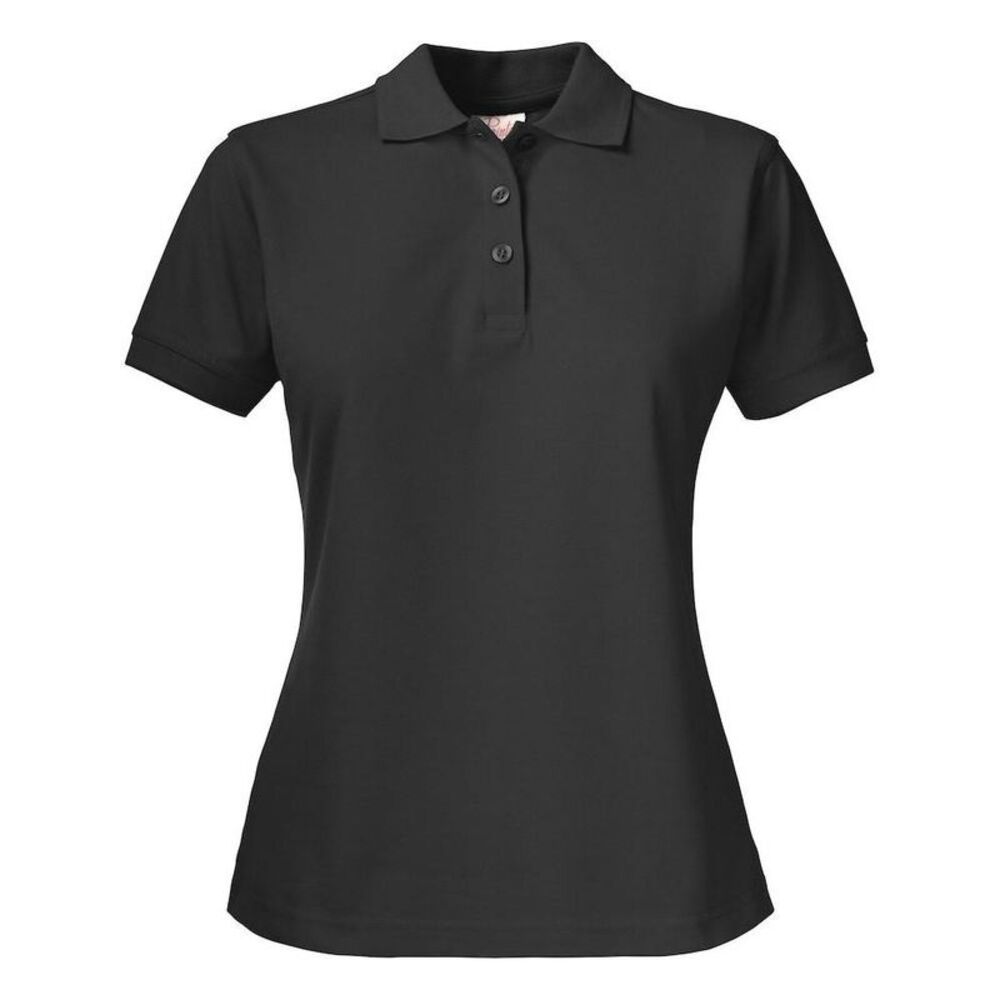 Printer Womens/Ladies Surf Pro Polo Shirt / Black